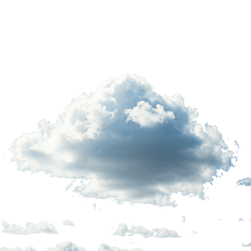 Cloud decorative right